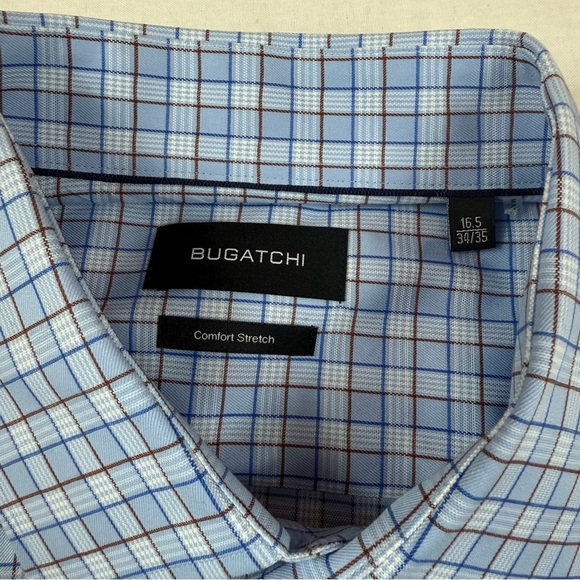 Bugatchi Shirt Size 34/35 Neck 16.5 - Picture 2 of 11
